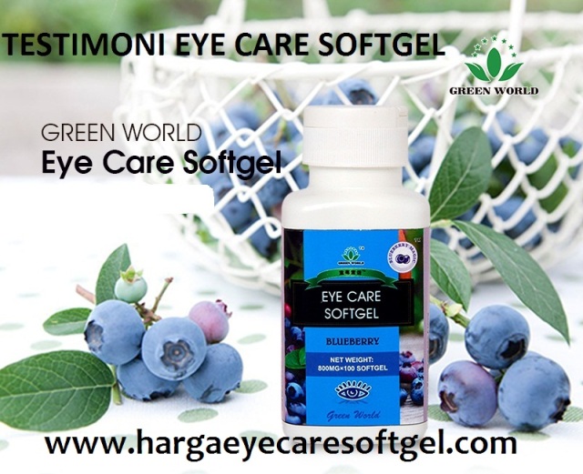 Harga Eye Care Softgel Green World Dan Khasiatnya